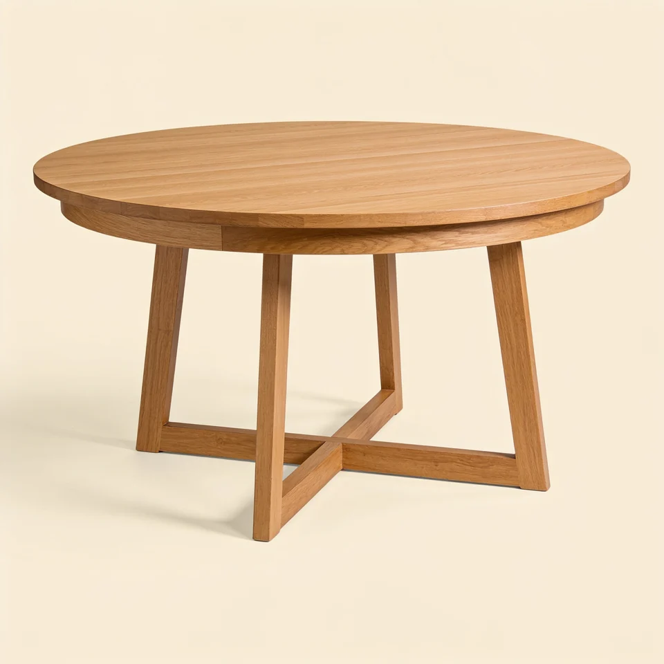 Round Four Place Dining Table